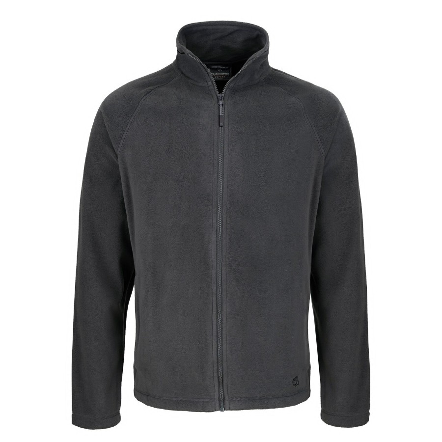 Mens Craghoppers Full Zip Fleece | Men'S Expert Corey 200 Fleece Jacket - Carbon Grey