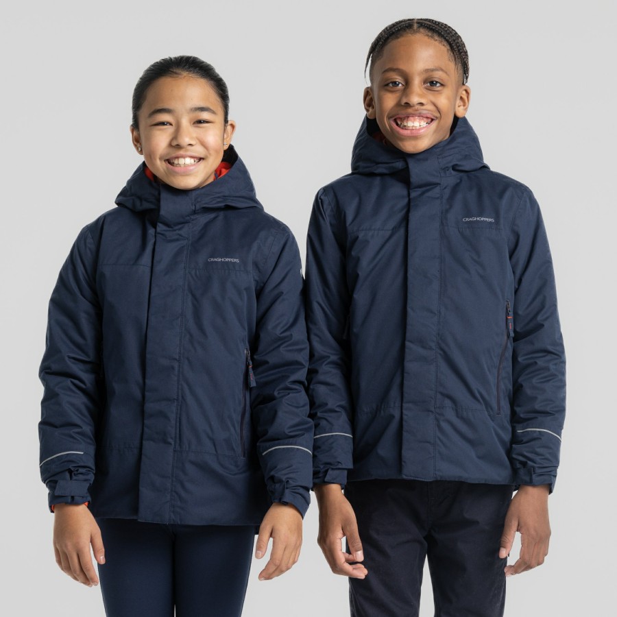 Kids Craghoppers Insulated Jackets | Kid'S Nephin Jacket - Blue Navy