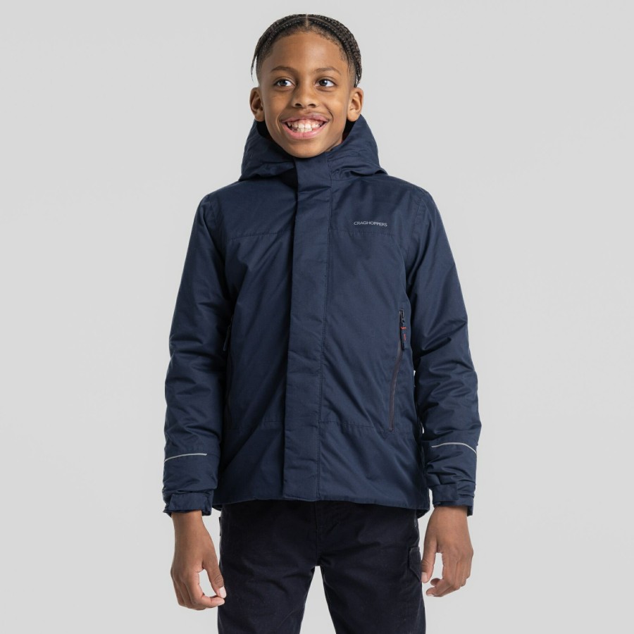 Kids Craghoppers Insulated Jackets | Kid'S Nephin Jacket - Blue Navy