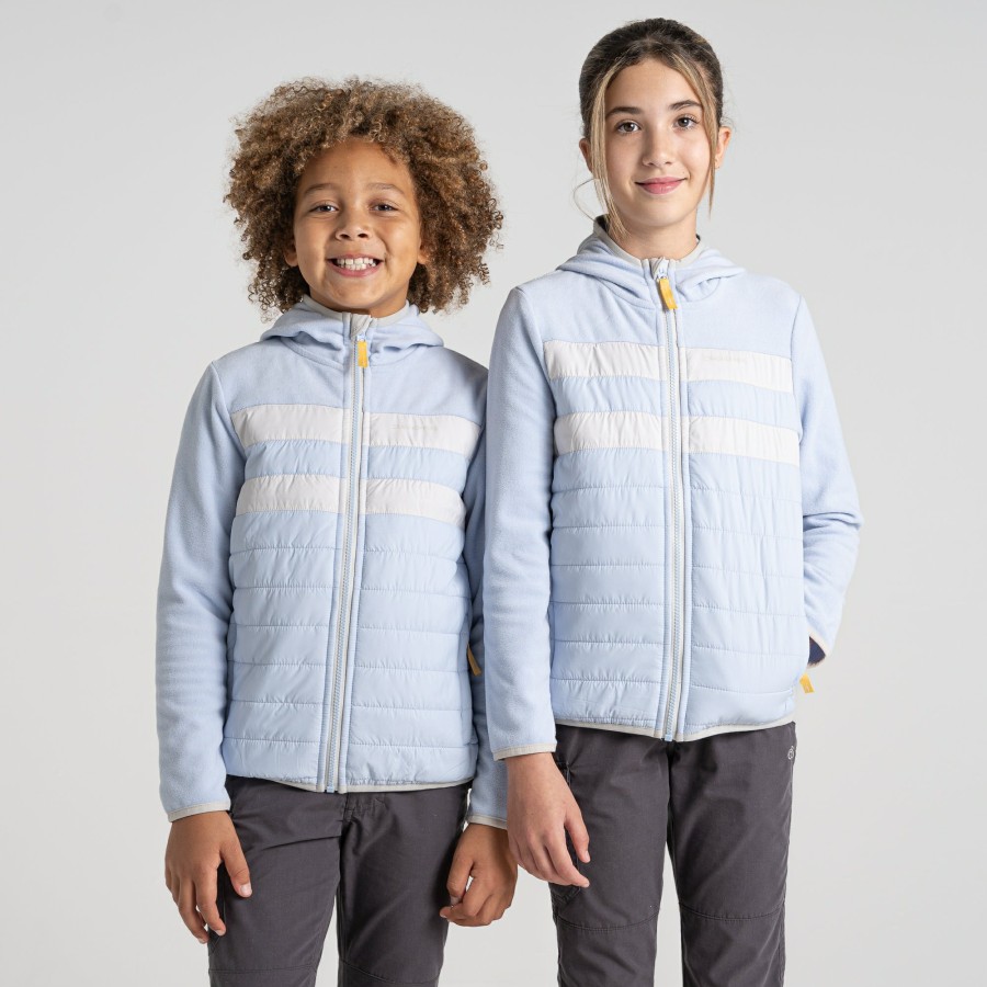 Kids Craghoppers Insulated Jackets | Kid'S Brady Hybrid Jacket - Autumn Mist