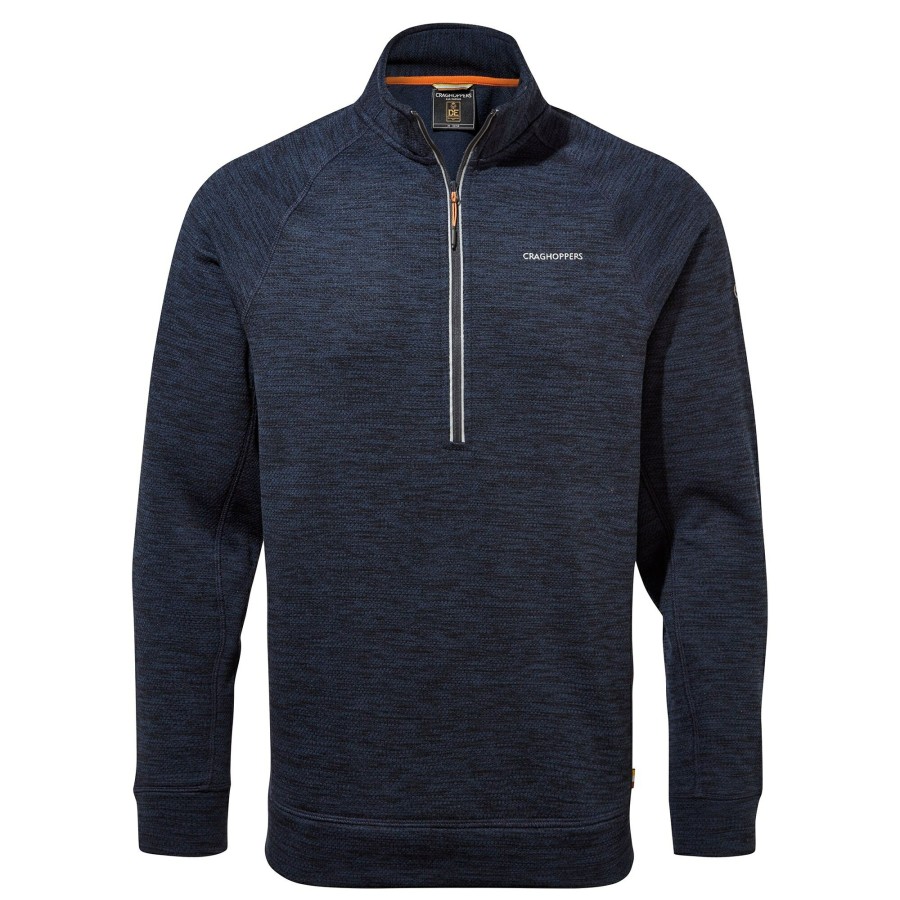 Mens Craghoppers Half Zip Fleece | Men'S Stromer Half Fleece - Blue Navy