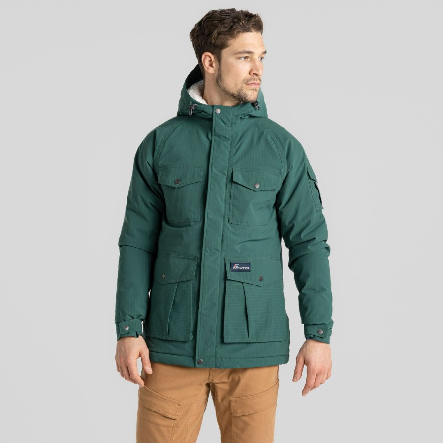 Mens Craghoppers Insulated Jackets | Waverley Thermic Jacket - Evergreen