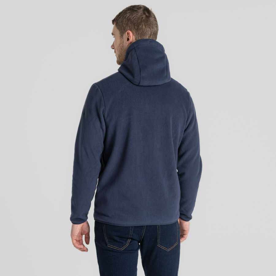 Mens Craghoppers Full Zip Fleece | Men'S Colm Full Zip Fleece - Blue Navy