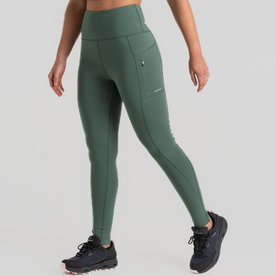 Womens Craghoppers | Women'S Compression Thermal Leggings - Frosted Pine