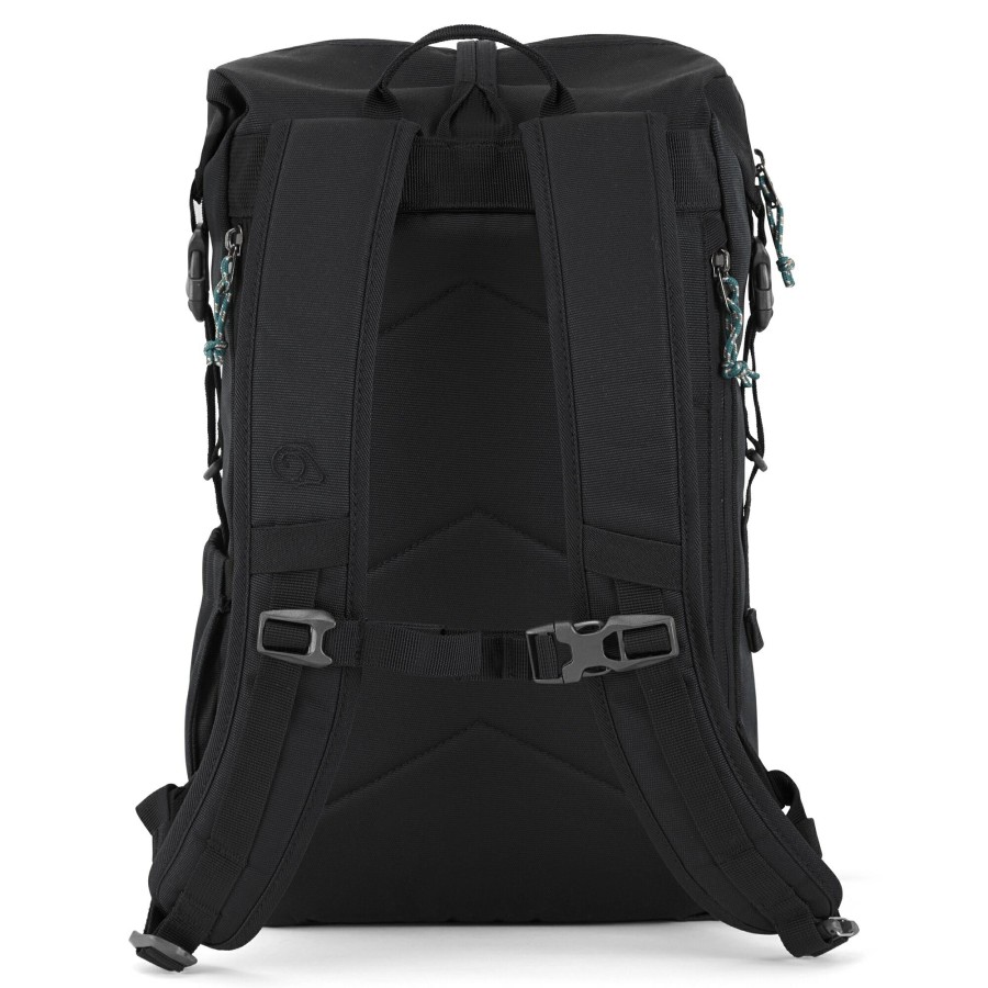 Equipment Craghoppers | 16L Kiwi Classic Rolltop Backpack - Black