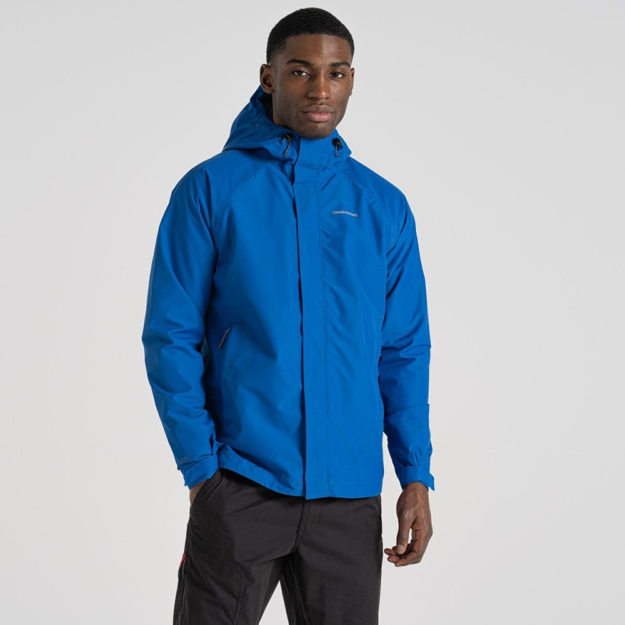 Mens Craghoppers Waterproof Jackets | Men'S Orion Waterproof Jacket - Bolt Blue