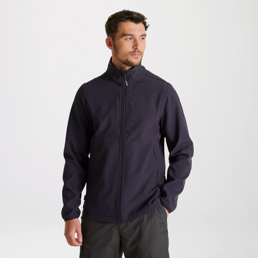 Mens Craghoppers Softshell Jackets | Men'S Expert Basecamp Softshell Jacket - Dark Navy