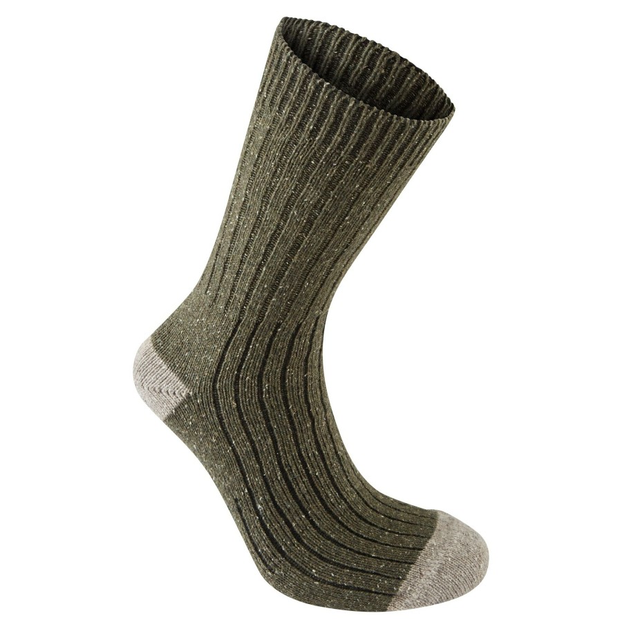 Mens Craghoppers Socks | Men'S Glencoe Walking Sock - Dark Moss Marl