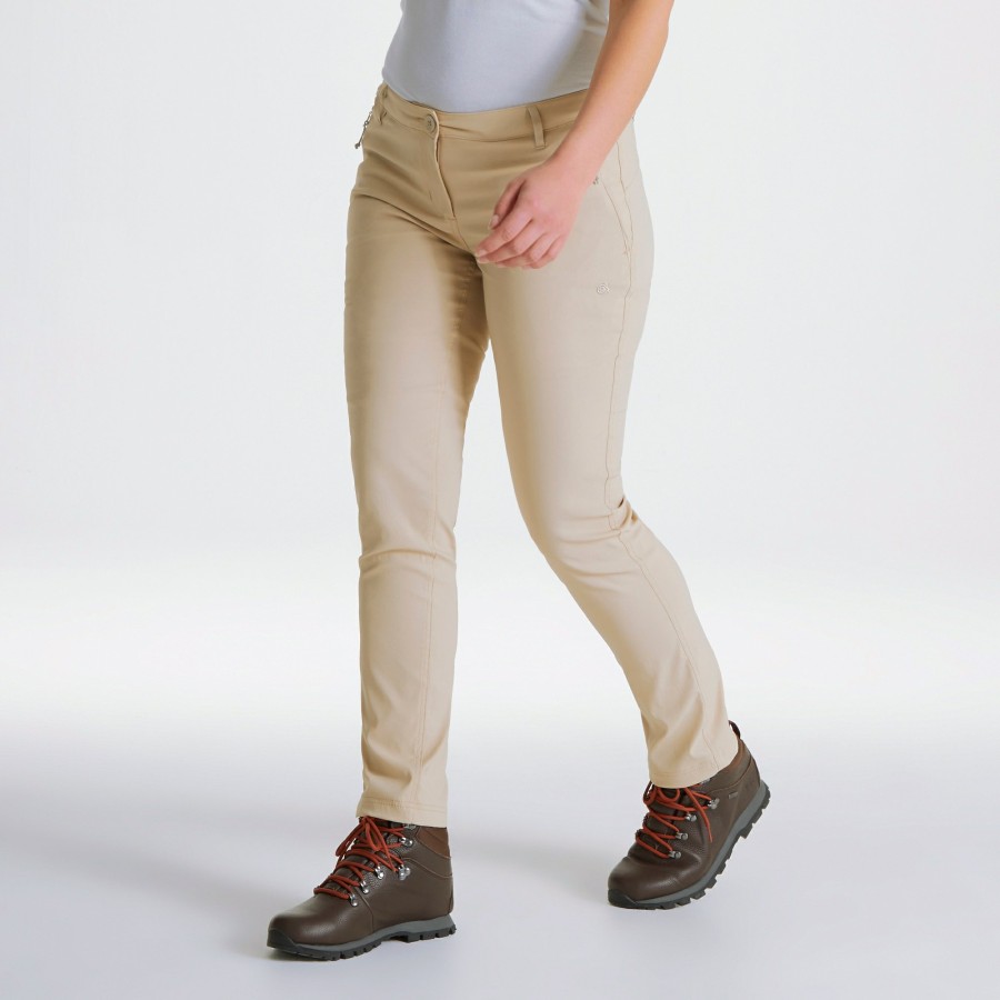 Womens Craghoppers Walking Trousers | Women'S Kiwi Pro Ii Trousers - Desert Sand