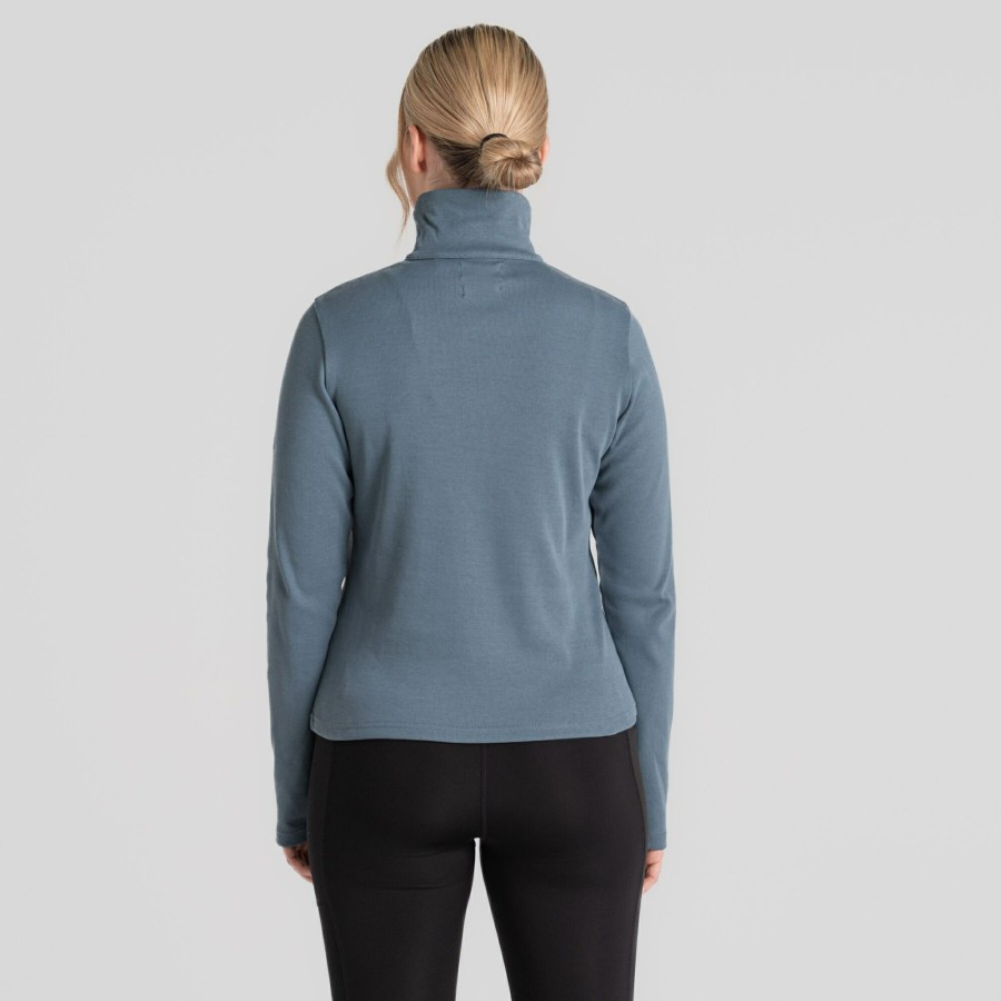 Womens Craghoppers Long Sleeve | Women'S Orlaith Half Zip Long Sleeved Top - Winter Sky