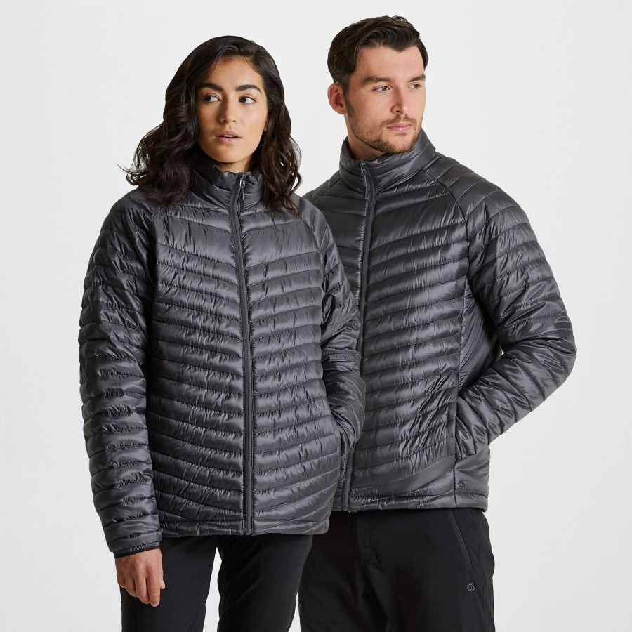 Womens Craghoppers Insulated Jackets | Expert Expolite Thermal Jacket - Carbon Grey