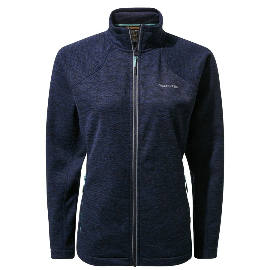 Womens Craghoppers Full Zip Fleece | Women'S Stromer Full Zip Fleece - Blue Navy