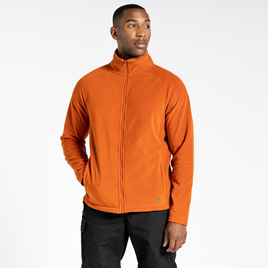 Mens Craghoppers Full Zip Fleece | Men'S Expert Corey 200 Fleece Jacket - Potters Clay