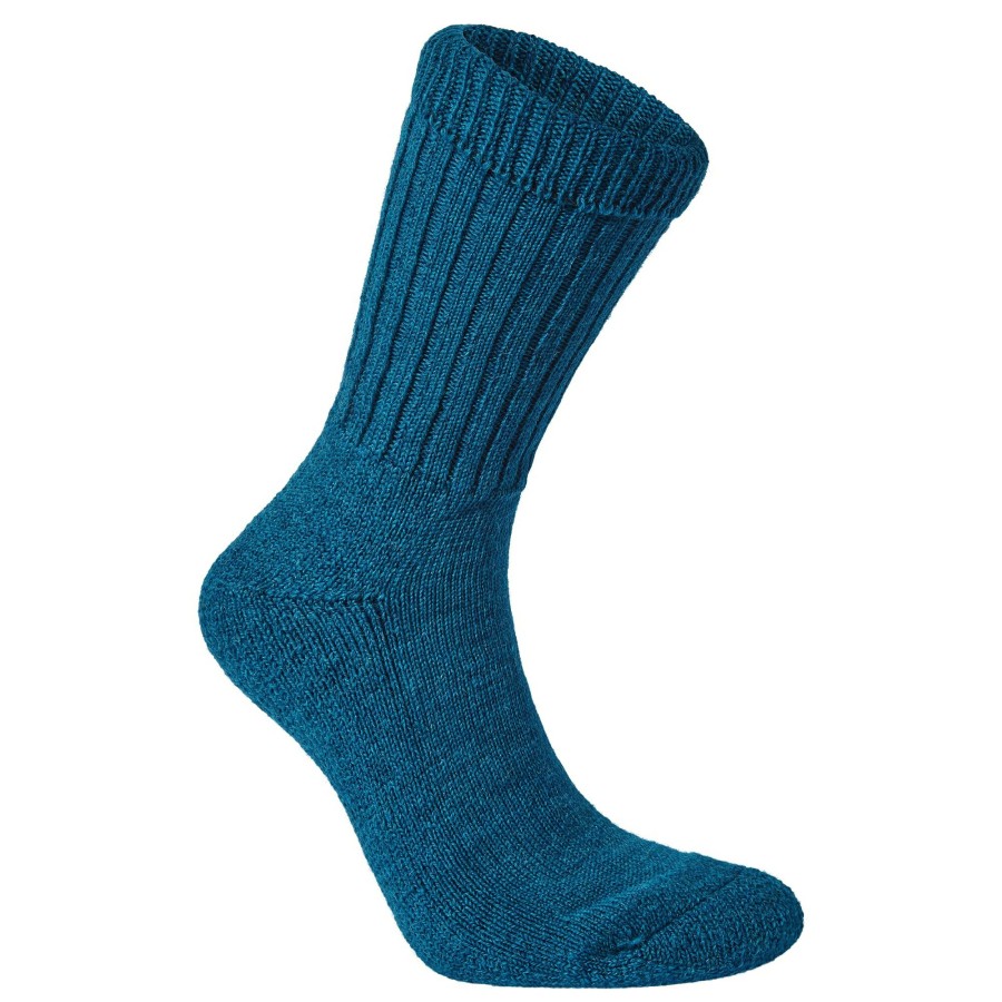 Womens Craghoppers Socks | Women'S Wool Hiker Sock - Poseidon Blue Marl