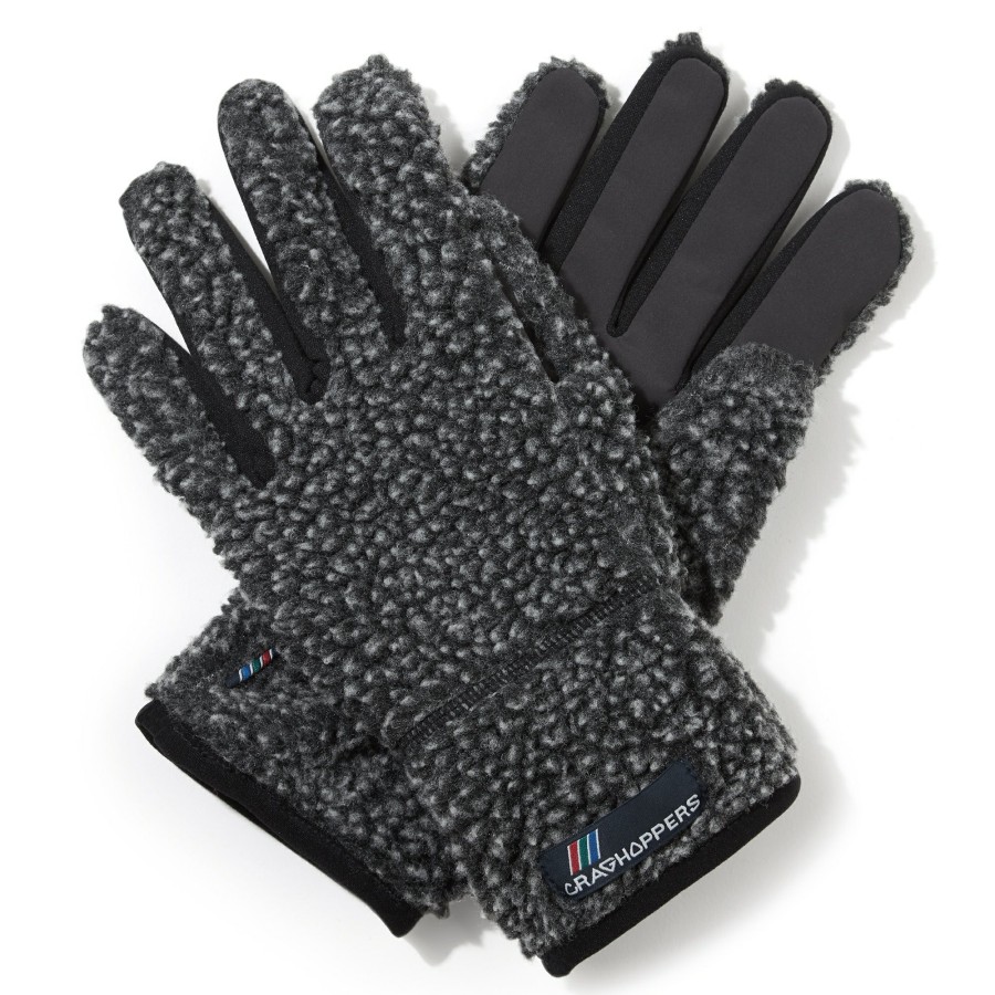 Womens Craghoppers Gloves | Sherpa Hybrid Glove - Black Pepper