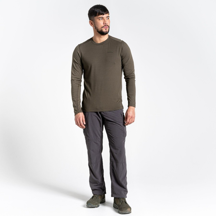 Mens Craghoppers Cargo Trousers | Men'S Nosilife Cargo Ii Trousers - Black Pepper