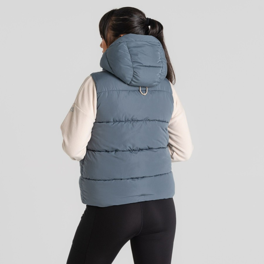 Womens Craghoppers | Women'S Eilish Hooded Vest - Winter Sky