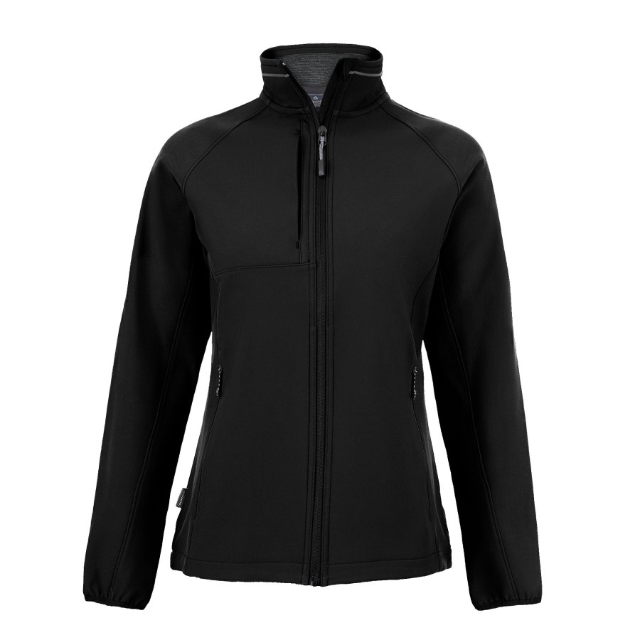 Womens Craghoppers Softshell Jackets | Women'S Expert Basecamp Softshell Jacket - Black