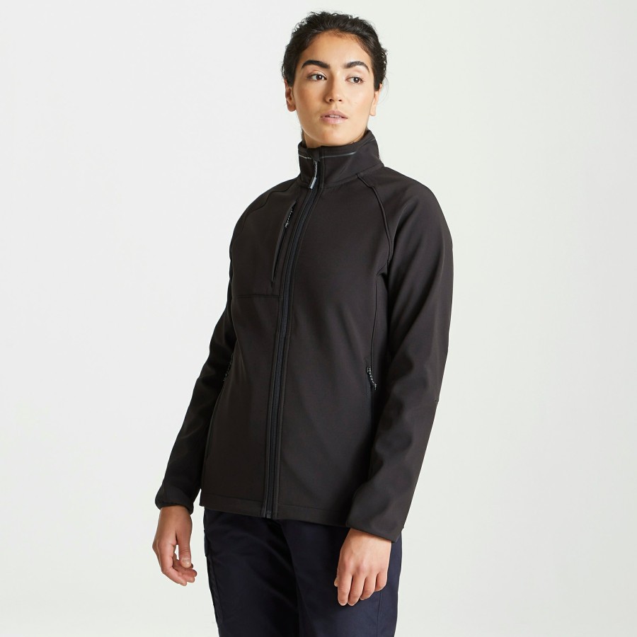 Womens Craghoppers Softshell Jackets | Women'S Expert Basecamp Softshell Jacket - Black