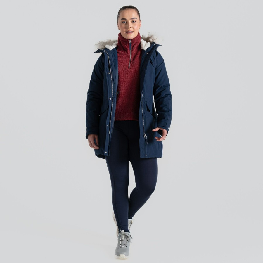 Womens Craghoppers Insulated Jackets | Women'S Sorcha Waterproof Jacket - Blue Navy Marl