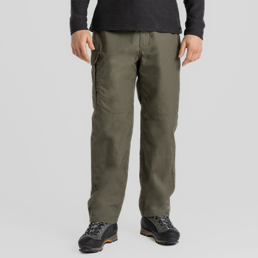 Mens Craghoppers Cargo Trousers | Men'S Kiwi Classic Trousers - Wild Olive