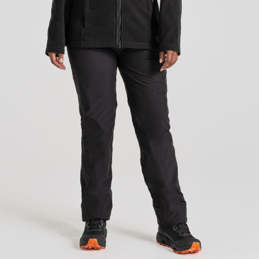 Womens Craghoppers Walking Trousers | Women'S Kiwi Pro Ii Waterproof Trousers - Black