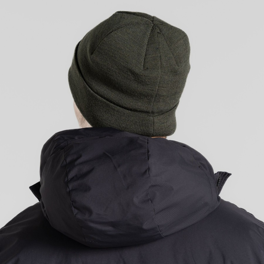 Womens Craghoppers Hats | Archive Iibeanie - Dark Fern