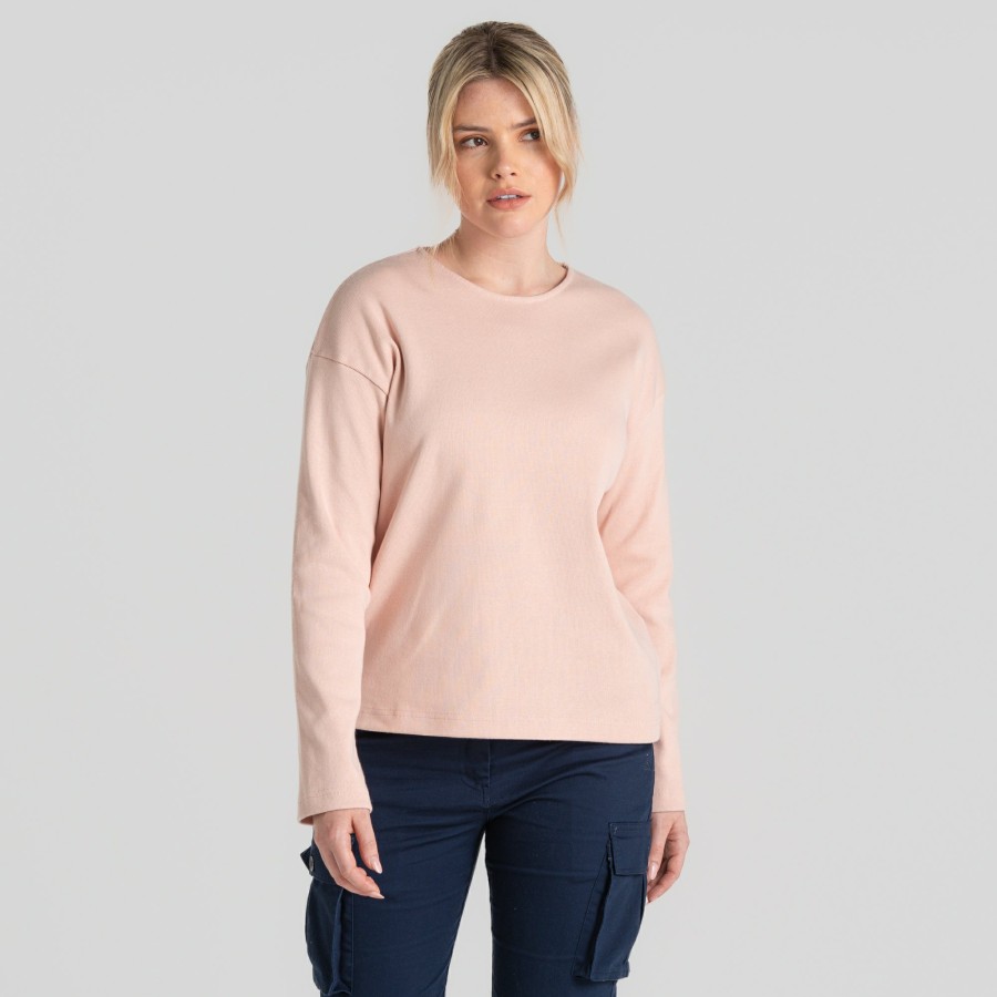 Womens Craghoppers Long Sleeve | Women'S Sinead Long Sleeved Top - Pink Dusk