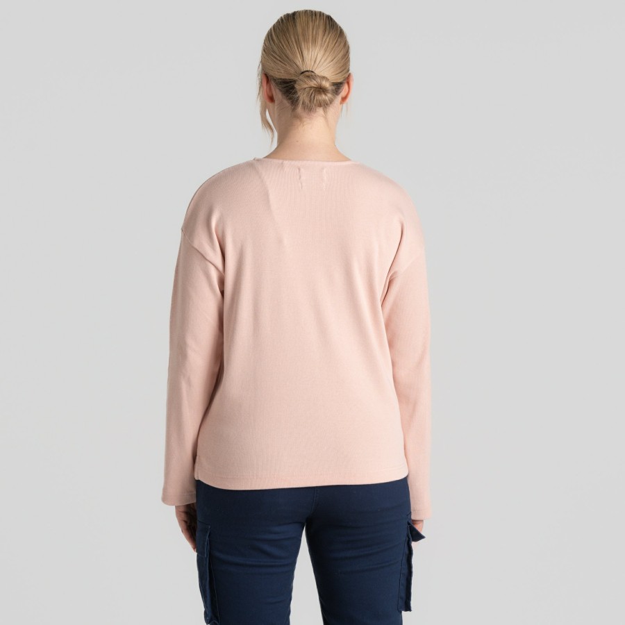 Womens Craghoppers Long Sleeve | Women'S Sinead Long Sleeved Top - Pink Dusk