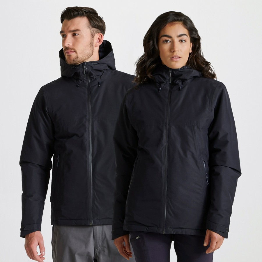 Womens Craghoppers Waterproof Jackets | Expert Thermic Insulated Jacket - Dark Navy