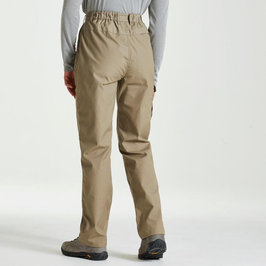 Womens Craghoppers Walking Trousers | Expert Womens Kiwi Trousers - Pebble