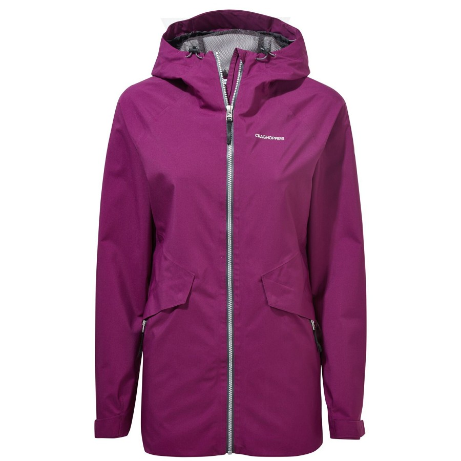 Womens Craghoppers Gore Tex Jackets | Women'S Minola Gore-Tex Jacket - Blackcurrant