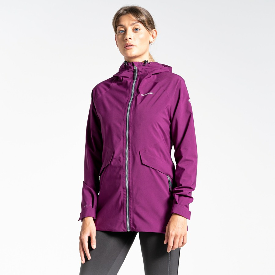 Womens Craghoppers Gore Tex Jackets | Women'S Minola Gore-Tex Jacket - Blackcurrant