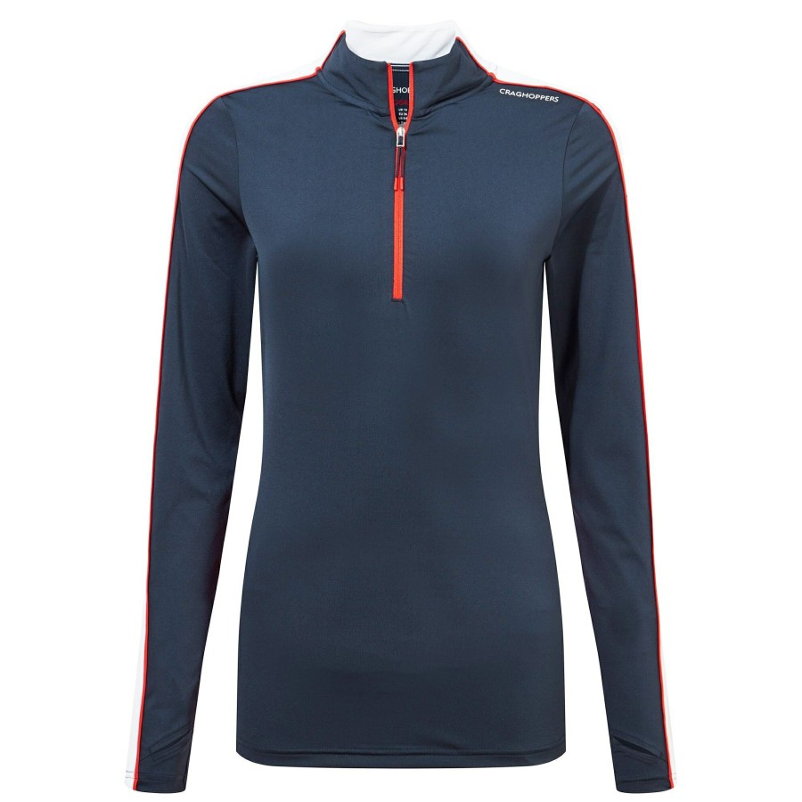 Womens Craghoppers Long Sleeve | Women'S Nosilife Marcella Long Sleeved Top - Blue Navy