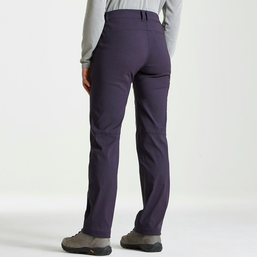 Womens Craghoppers Walking Trousers | Expert Womens Kiwi Pro Stretch Trousers - Dark Navy