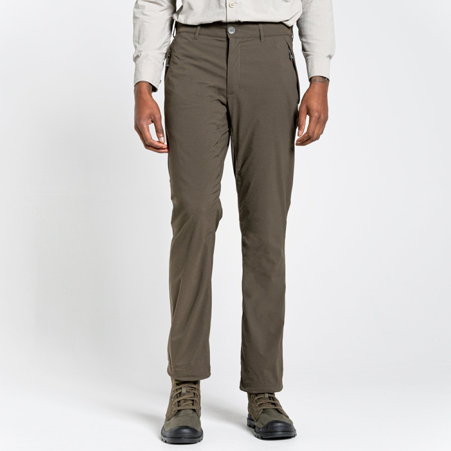 Mens Craghoppers Walking Trousers | Men'S Nosilife Pro Ii Trousers - Woodland Green