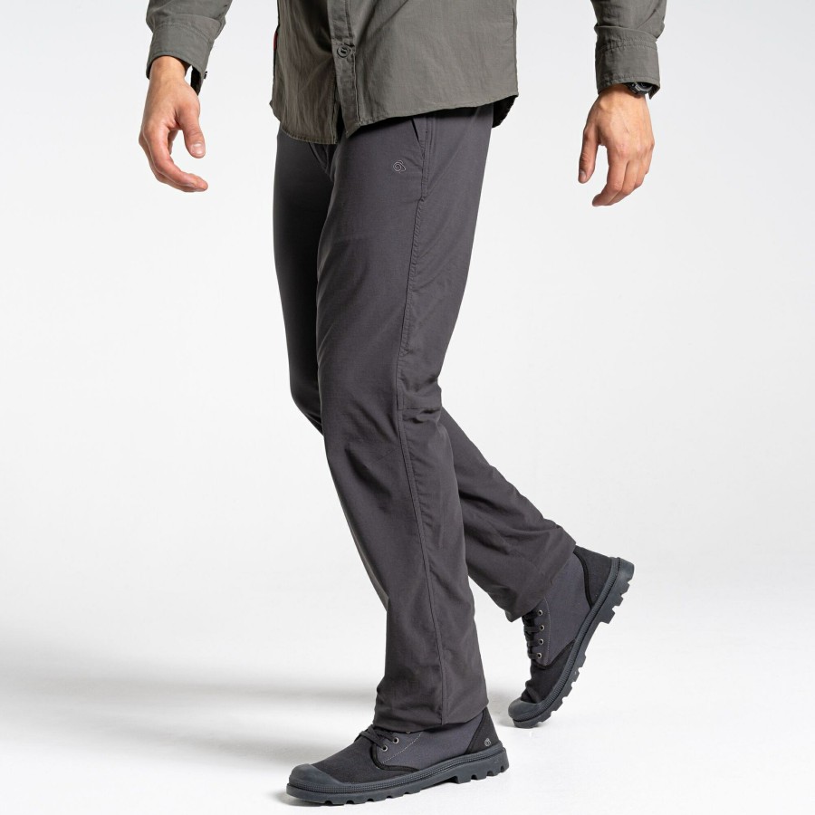 Mens Craghoppers Walking Trousers | Men'S Nosilife Pro Ii Trousers - Black Pepper