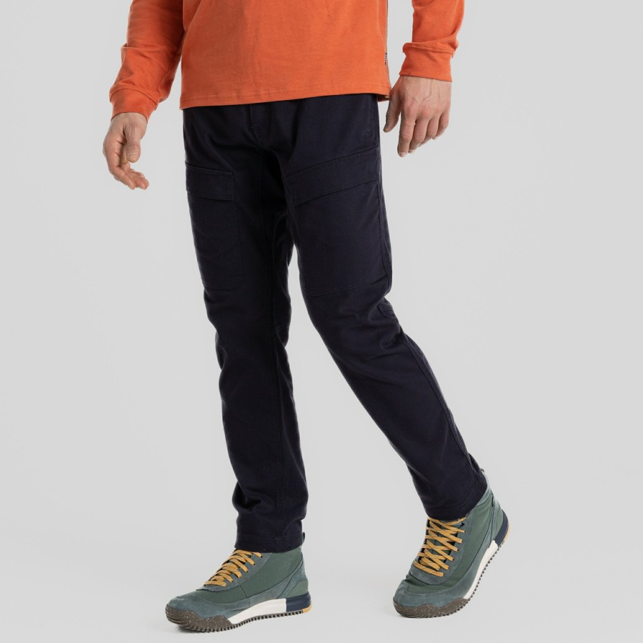 Mens Craghoppers Walking Trousers | Men'S Karst Trouser - Dark Navy