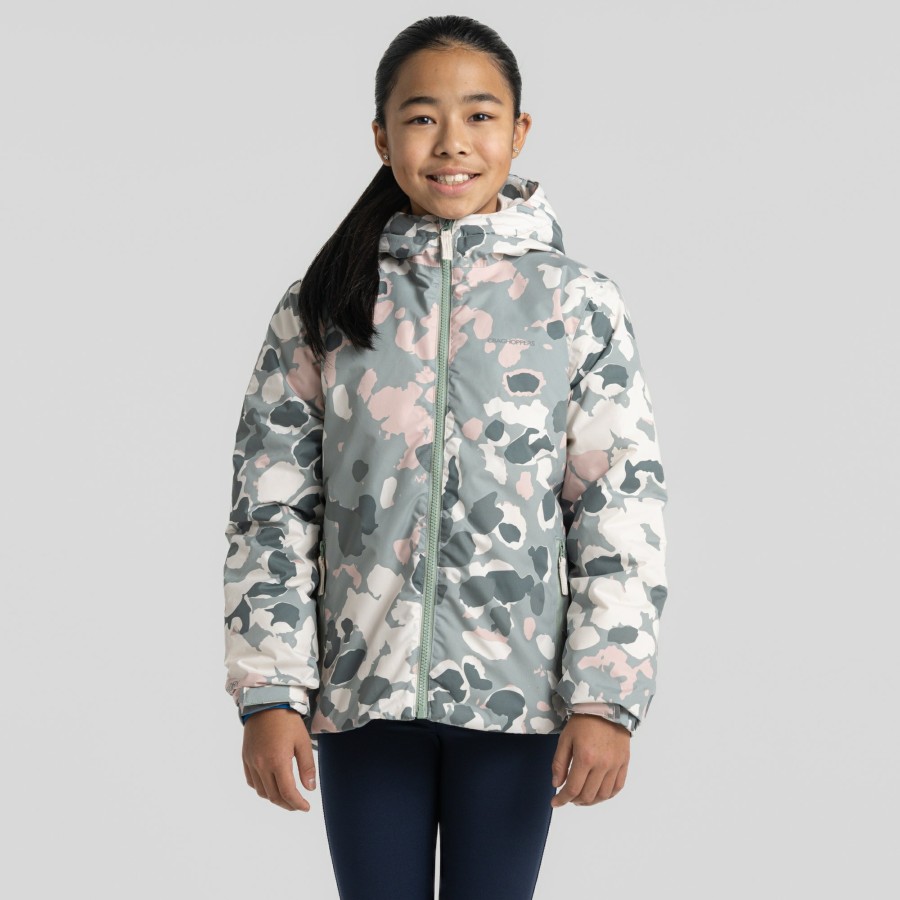 Kids Craghoppers Insulated Jackets | Kid'S Brosna Jacket - Meadow Haze Print