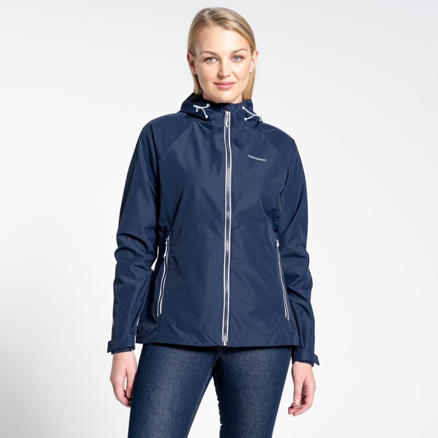 Womens Craghoppers Waterproof Jackets | Women'S Brielle Waterproof Jacket - Blue Navy