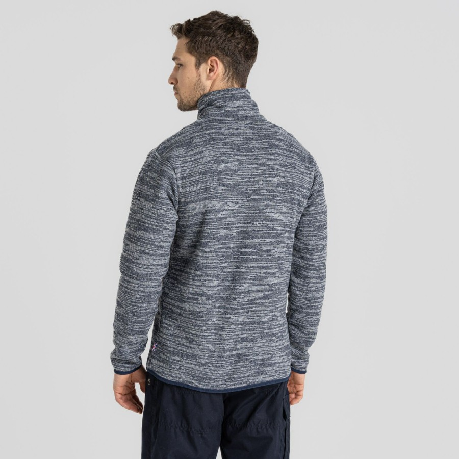 Mens Craghoppers Sweatshirts | Men'S Finnian Overhead - Blue Navy Marl