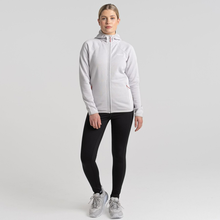 Womens Craghoppers Full Zip Fleece | Women'S Mannix Full Zip Fleece - Lunar Grey