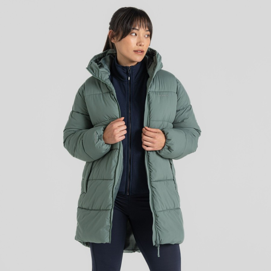 Womens Craghoppers Insulated Jackets | Women'S Amira Jacket - Frosted Pine