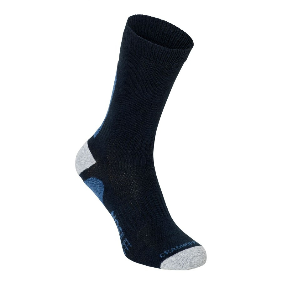 Womens Craghoppers Socks | Women'S Nosilife Adventure Socks - Dark Navy