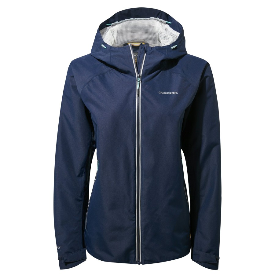 Womens Craghoppers Waterproof Jackets | Women'S Atlas Waterproof Jacket - Blue Navy