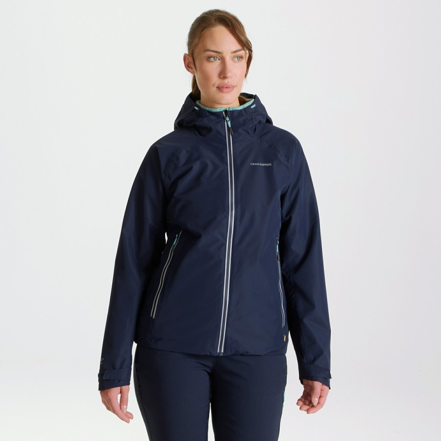 Womens Craghoppers Waterproof Jackets | Women'S Atlas Waterproof Jacket - Blue Navy