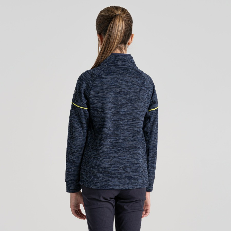 Kids Craghoppers Full Zip Fleece | Kid'S Nico Full Zip Fleece - Blue Navy