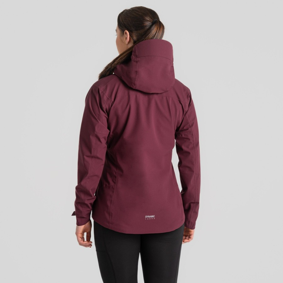 Womens Craghoppers Waterproof Jackets | Women'S Dynamic Waterproof Pro Ii Jacket - Deep Violet