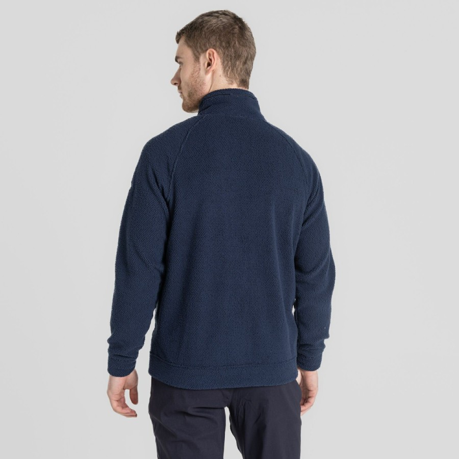 Mens Craghoppers Full Zip Fleece | Men'S Karlton Full Zip Fleece - Blue Navy