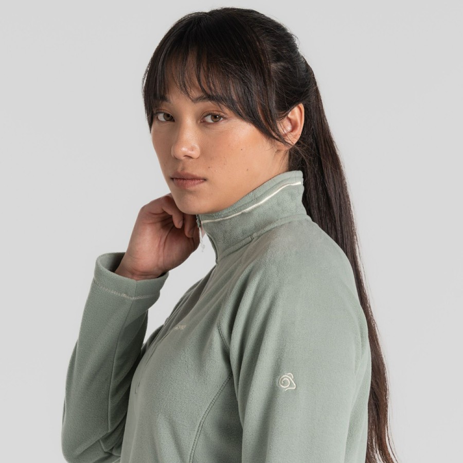 Womens Craghoppers Half Zip Fleece | Women'S Miska Half Zip Fleece - Meadow Haze